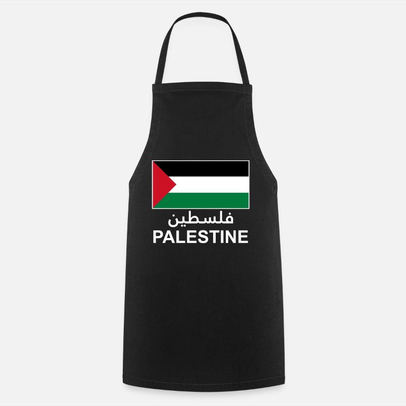 Palestine - Cooking Apron - black