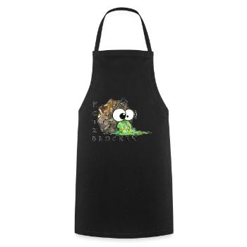 Morceaux de vomi - Tablier de cuisine - noir - Devant - AI Model Male 185 dark (185cm)