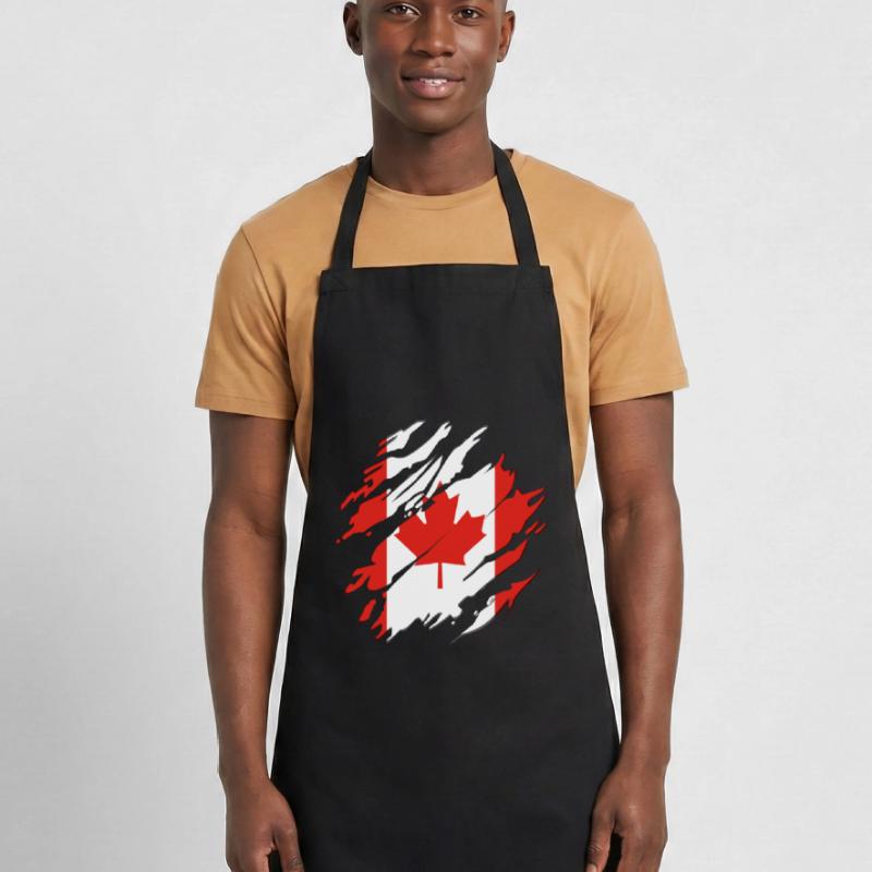 Canada flag maple maple leaf maple leaf cracks Cooking Apron