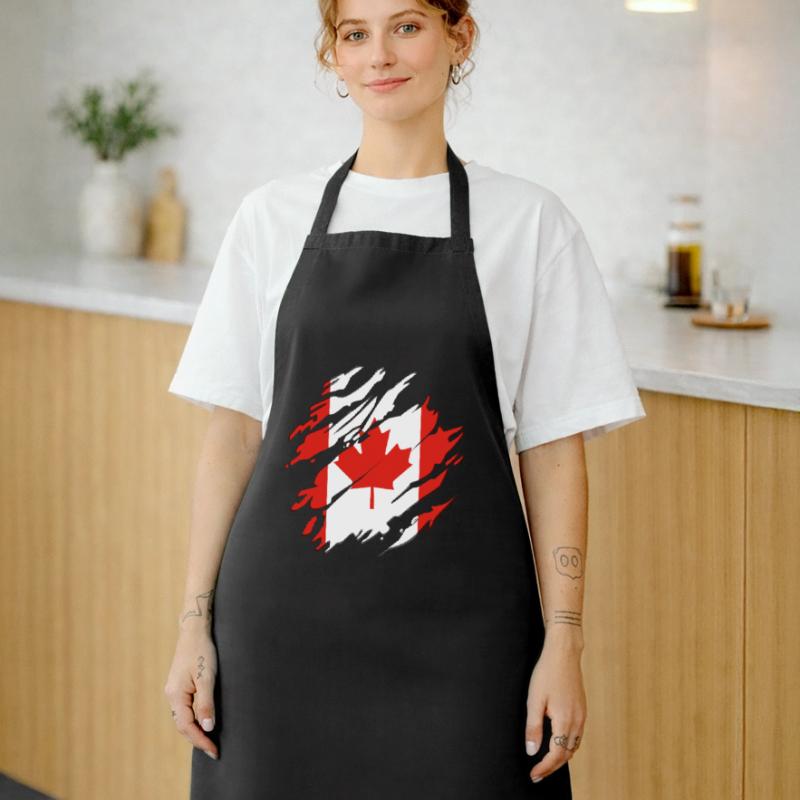 Canada flag maple maple leaf maple leaf cracks Cooking Apron