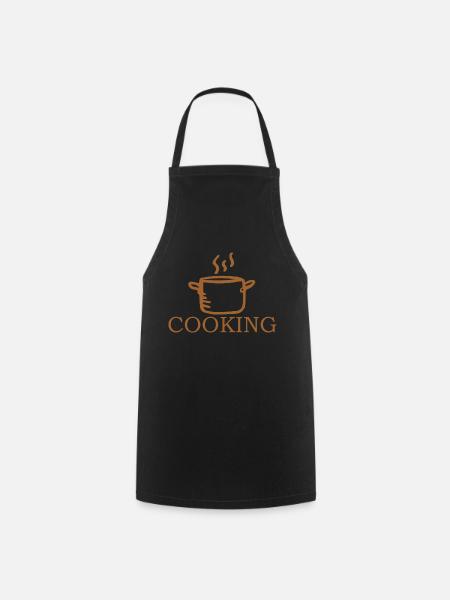 Koch kochen backen - Kochschürze - Schwarz