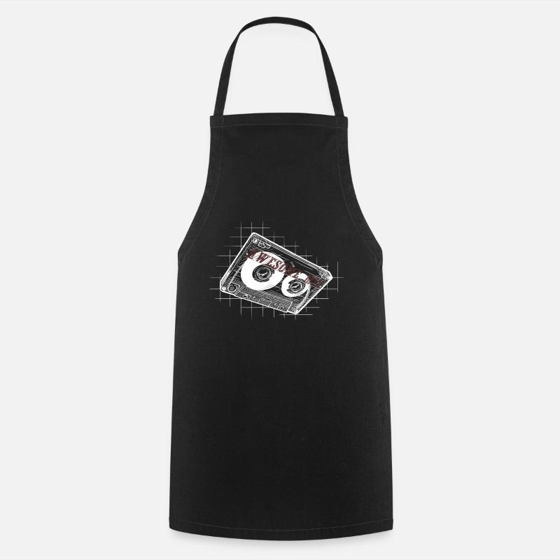 Bande impressionnante - Tablier de cuisine - noir