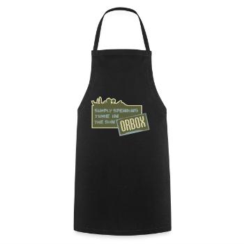 vintage - Tablier de cuisine - noir - Devant - AI Model Male 185 dark (185cm)