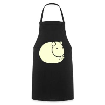 Hamster Cute Animal Rodent Animals Pet Vector 4 - Cooking Apron - black - Front - AI Model Male 185 dark (185cm)