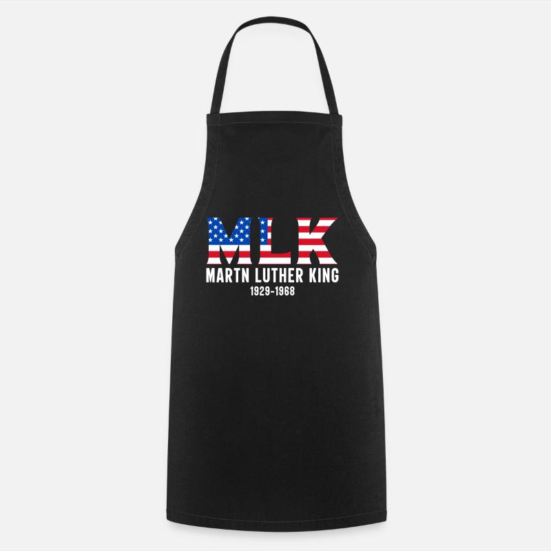 MARTIN LUTHER KING - Tablier de cuisine - noir