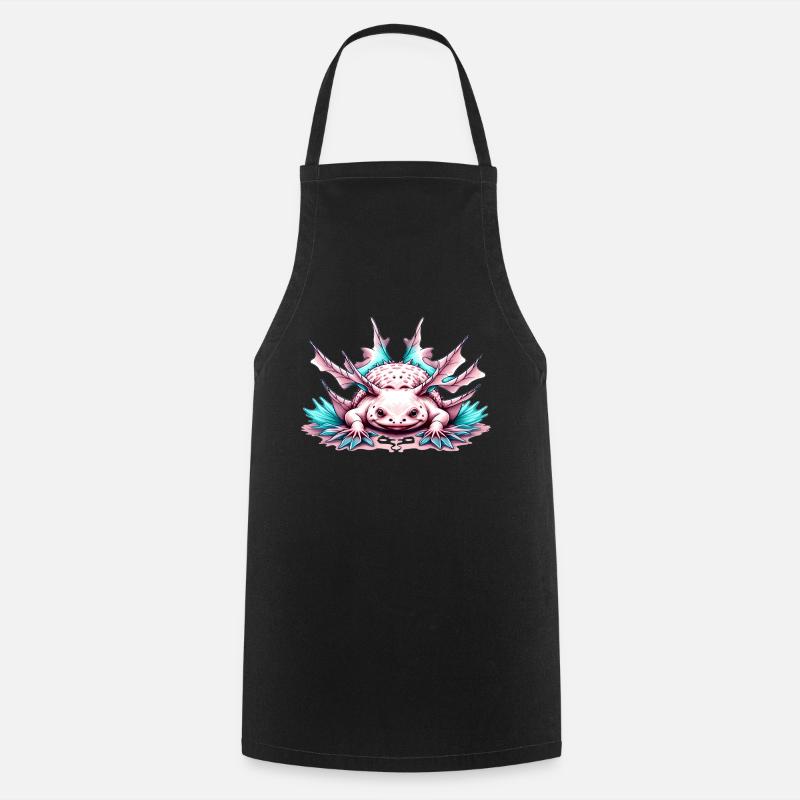 Axolotl - Cooking Apron - black
