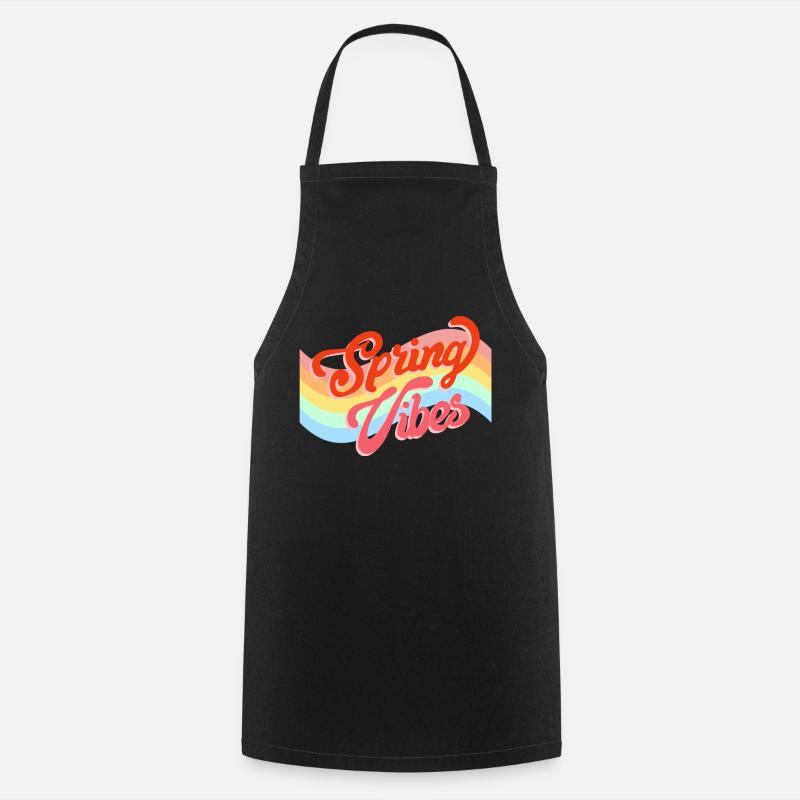 Spring Vibes - Cooking Apron - black