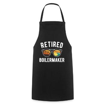 Strandurlaub für Rentner Boilermaker-Sonnenbrille - Kochschürze - Schwarz - Vorne - AI Model Male 185 dark (185cm)