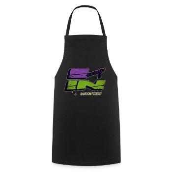 funny sayings gift building robots quote - Cooking Apron - black - Front - AI Model Male 185 dark (185cm)