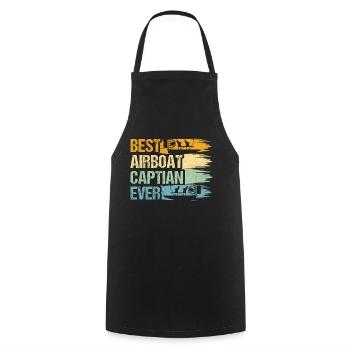 Meilleur hydroglisseur Captian Jamais Hydroplane Hélice Swa - Tablier de cuisine - noir - Devant - AI Model Male 185 dark (185cm)