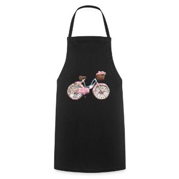 Cyclistes cyclistes Cyclistes cyclistes - Tablier de cuisine - noir - Devant - AI Model Male 185 dark (185cm)