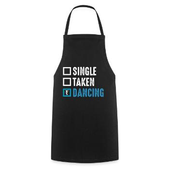 Dancing Dance Music - Cooking Apron - black - Front - AI Model Male 185 dark (185cm)