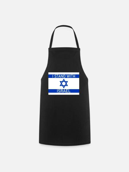 I STAND WITH - Cooking Apron - black