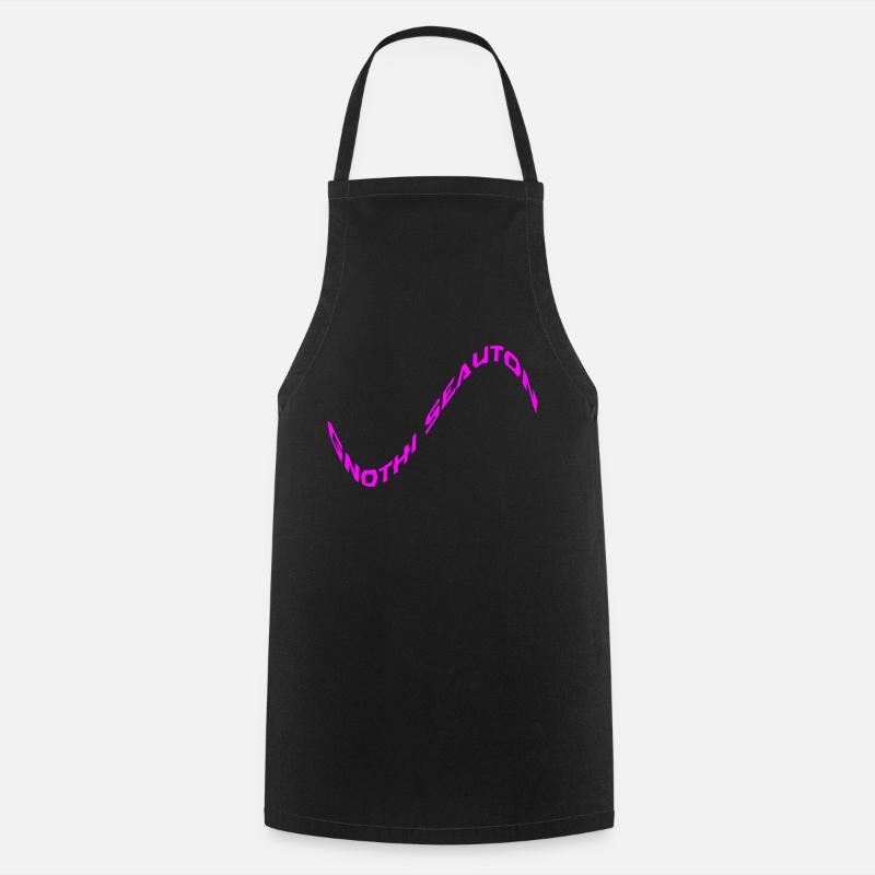 Gnothi Seauton - Tablier de cuisine - noir