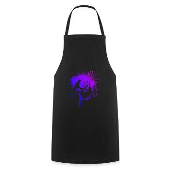 Kitesurfing Kitesurfer Women Kitesurfing Kitesurf - Cooking Apron - black - Front - AI Model Male 185 dark (185cm)