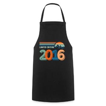 Limitierte Auflage 2016 - Kochschürze - Schwarz - Vorne - AI Model Male 185 dark (185cm)