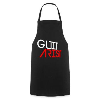 Guitarist Guitar Playing Guitarist Rock Music Fun - Cooking Apron - black - Front - AI Model Male 185 dark (185cm)