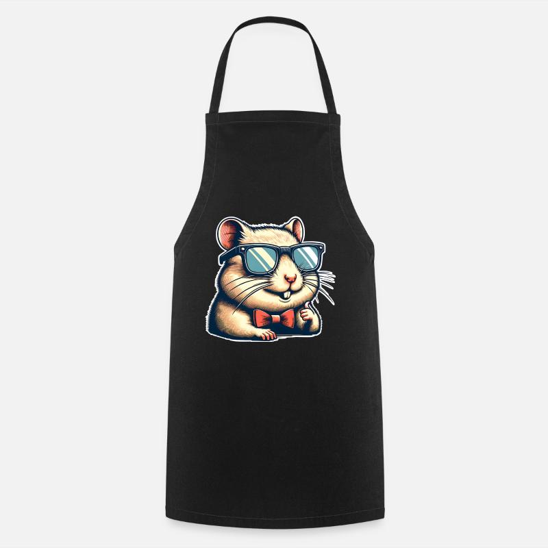 Hamster - Kochschürze - Schwarz