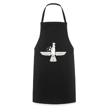 Zoroaster - Cooking Apron - black - Front - AI Model Male 185 dark (185cm)