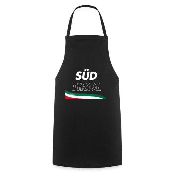 South tyrol - Cooking Apron - black - Front - AI Model Male 185 dark (185cm)
