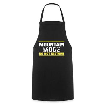 Bergwandern Alpinist Bergwandern Mountain - Kochschürze - Schwarz - Vorne - AI Model Male 185 dark (185cm)