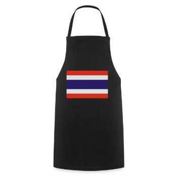 thailand - Cooking Apron - black - Front - AI Model Male 185 dark (185cm)