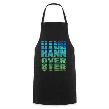 Hanovre Allemagne Ville Skyline Accueil Amour - Tablier de cuisine - noir - Devant - AI Model Male 185 dark (185cm)