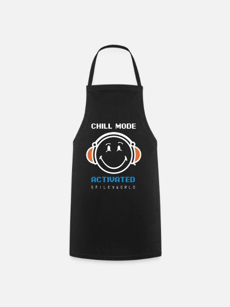 SmileyWorld Chill Mode Activated - Tablier de cuisine - noir