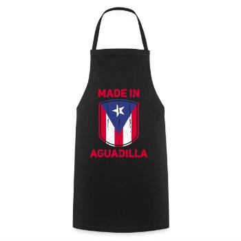 Aguadilla Porto Rico - Tablier de cuisine - noir - Devant - AI Model Male 185 dark (185cm)