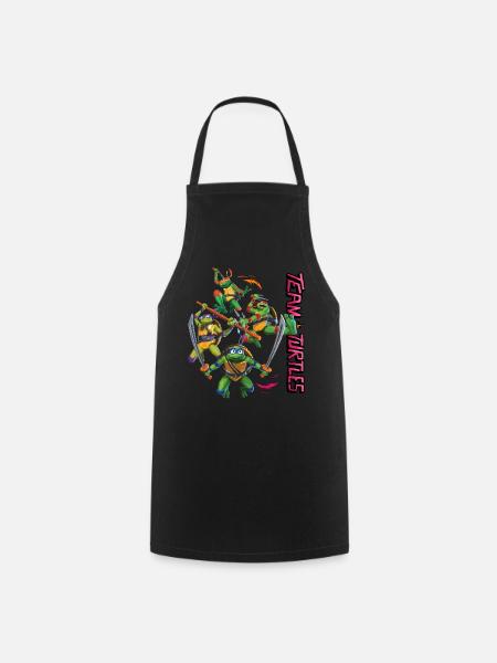 TMNT Mutant Mayhem Team Turtles - Cooking Apron - black
