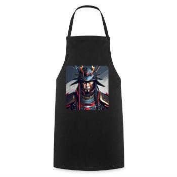 Fier Samouraï Japon Asie Kendo Karaté Ninja Judo - Tablier de cuisine - noir - Devant - AI Model Male 185 dark (185cm)