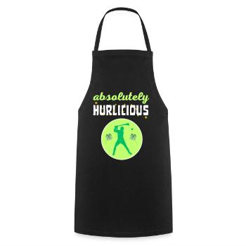 Absolut hurlicious Hurling Spieler - Kochschürze - Schwarz - Vorne - AI Model Male 185 dark (185cm)
