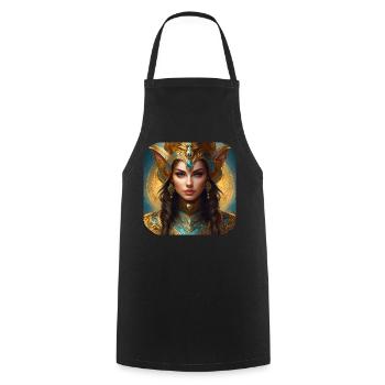 Fière femme fantastique - Tablier de cuisine - noir - Devant - AI Model Male 185 dark (185cm)