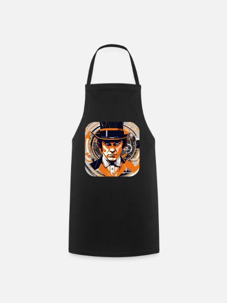 Cooles Steampunk Design - Kochschürze - Schwarz