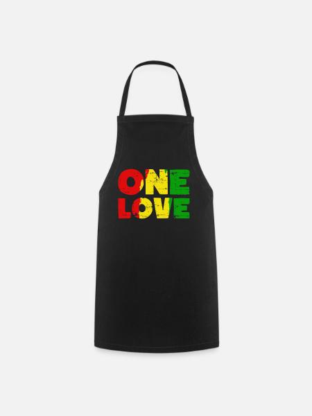 Un amour Jamaïque - Tablier de cuisine - noir