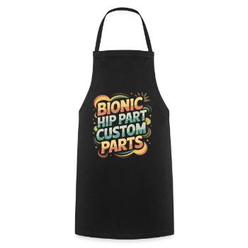 Bionic Hip Part Custom Parts 7 - Kochschürze - Schwarz - Vorne - AI Model Male 185 dark (185cm)