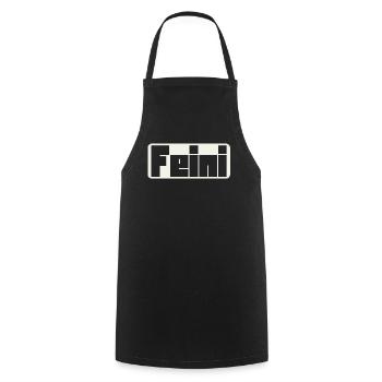 Feini - Dog Merch for everyone ;) - Kochschürze - Schwarz - Vorne - AI Model Male 185 dark (185cm)