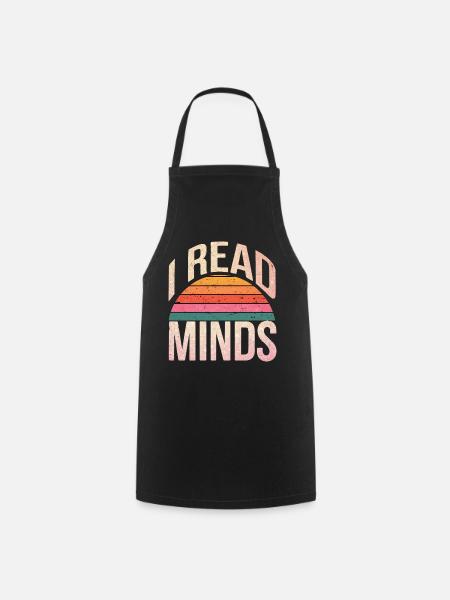 I Read Minds 19 - Kochschürze - Schwarz