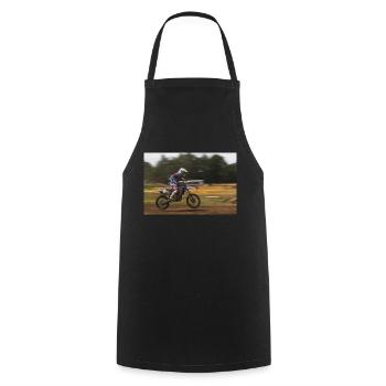 Motocross - Kochschürze - Schwarz - Vorne - AI Model Male 185 dark (185cm)