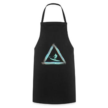 Stand Up Paddle - Cooking Apron - black - Front - AI Model Male 185 dark (185cm)