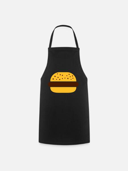 Hamburger - Kochschürze - Schwarz