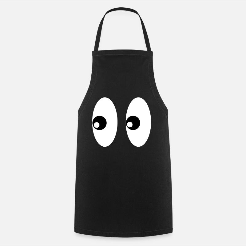 Yeux yeux - Tablier de cuisine - noir