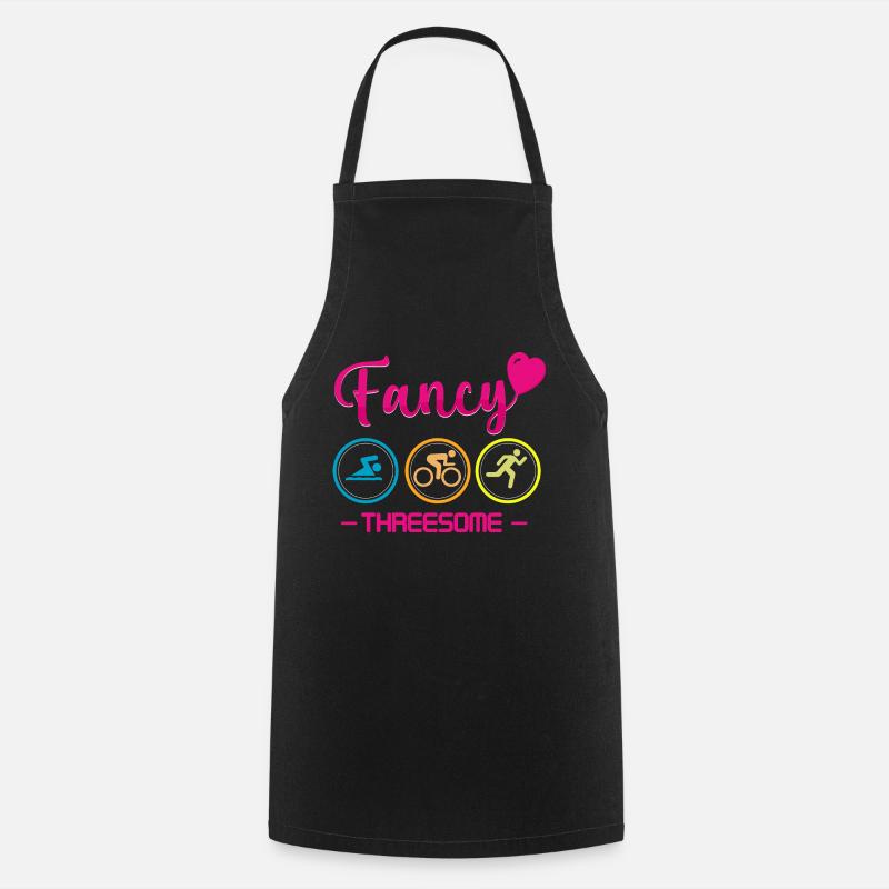 Triathlon - Tablier de cuisine - noir