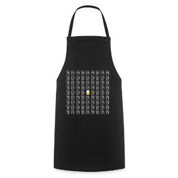 Lots of beers and a craft beer - Cooking Apron - black - Front - AI Model Male 185 dark (185cm)