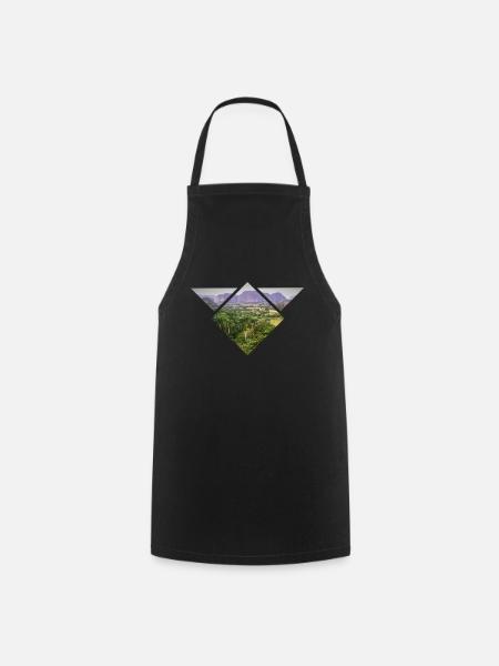 Triangular Steppe - Cooking Apron - black