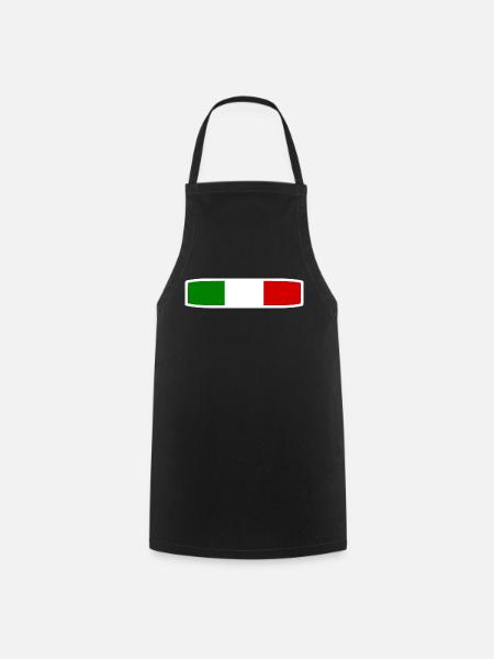 Italy - Cooking Apron - black