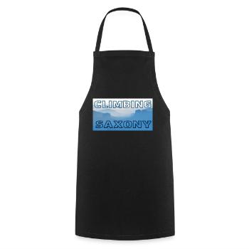 Klettern - Kochschürze - Schwarz - Vorne - AI Model Male 185 dark (185cm)