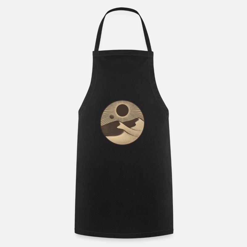 Dunes - Tablier de cuisine - noir
