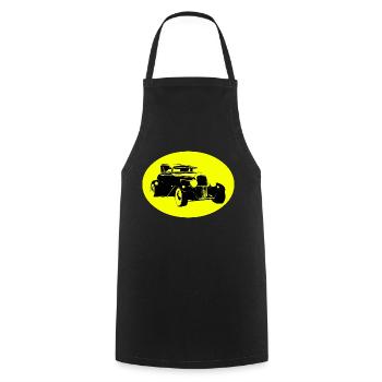 Car - Cooking Apron - black - Front - AI Model Male 185 dark (185cm)