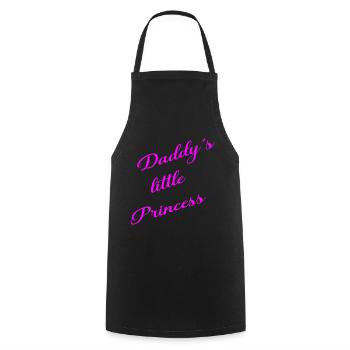 Daddy's Princess - Cooking Apron - black - Front - AI Model Male 185 dark (185cm)